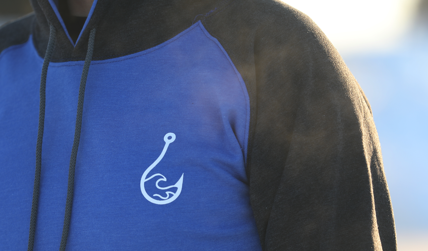 Double Overhead Hoodie - Blue