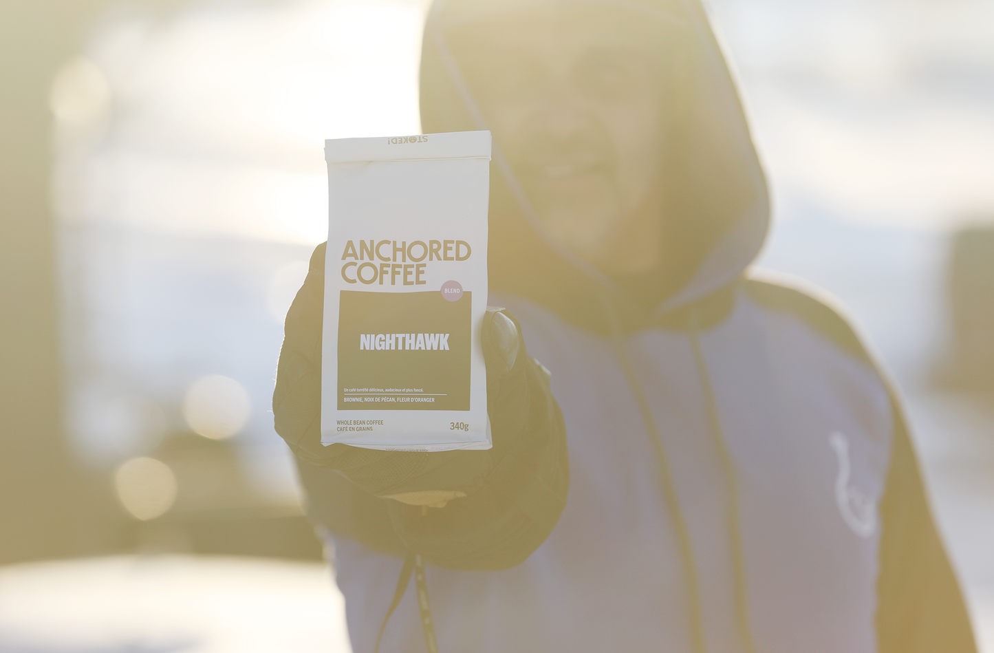 Double Overhead Hoodie - Blue