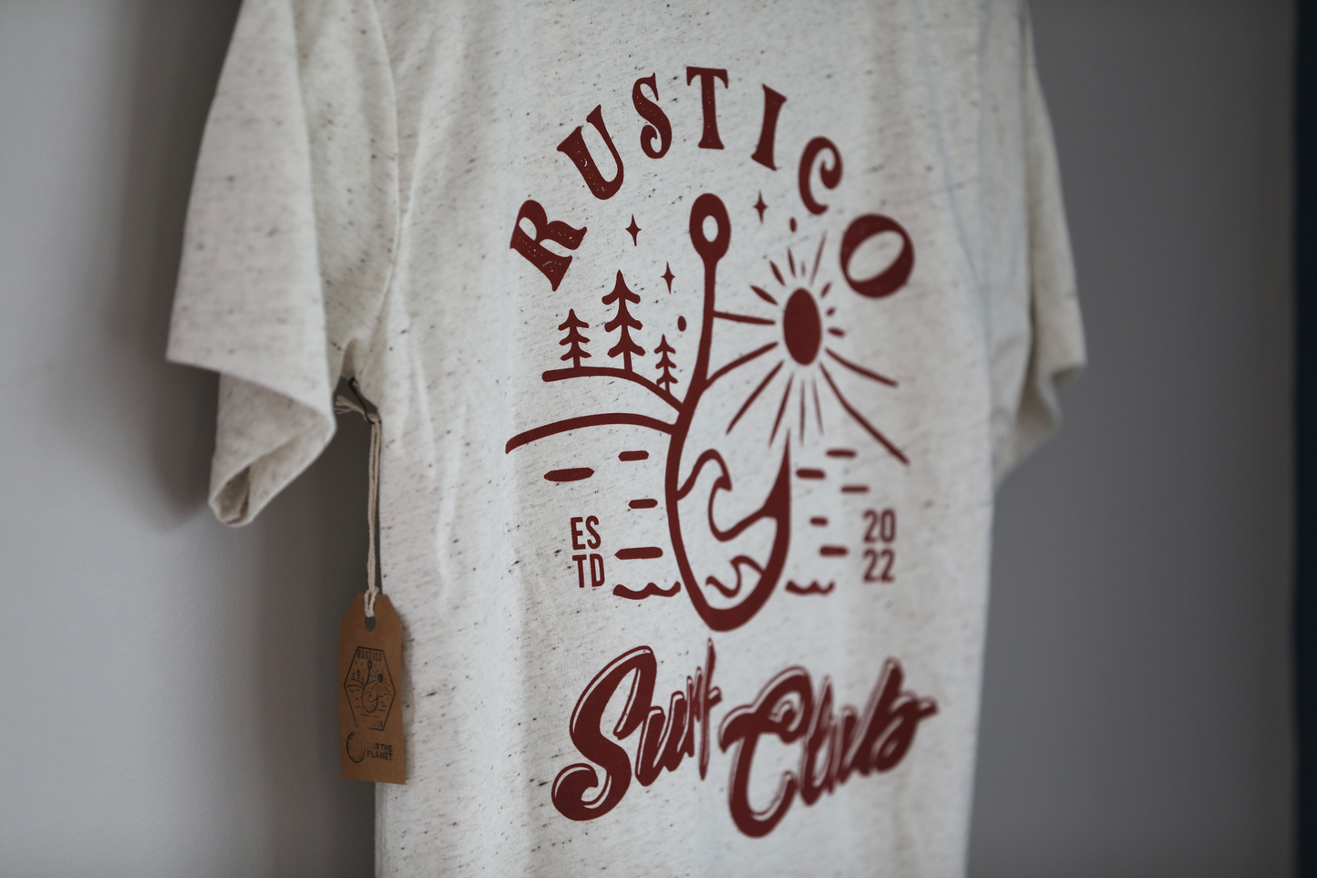 Heather Hook Tee - Oatmeal 🪝