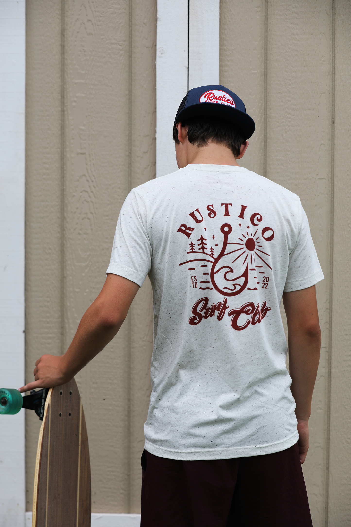 Heather Hook Tee - Oatmeal 🪝