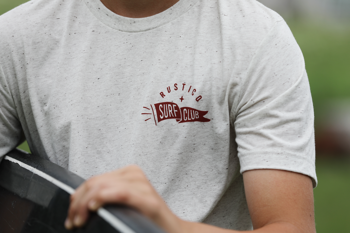 Heather Hook Tee - Oatmeal 🪝