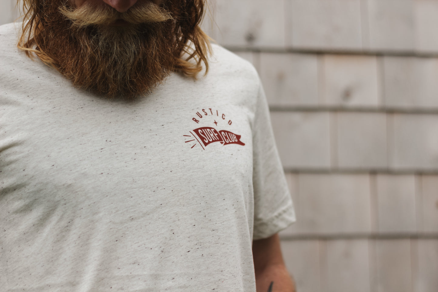 Heather Hook Tee - Oatmeal 🪝
