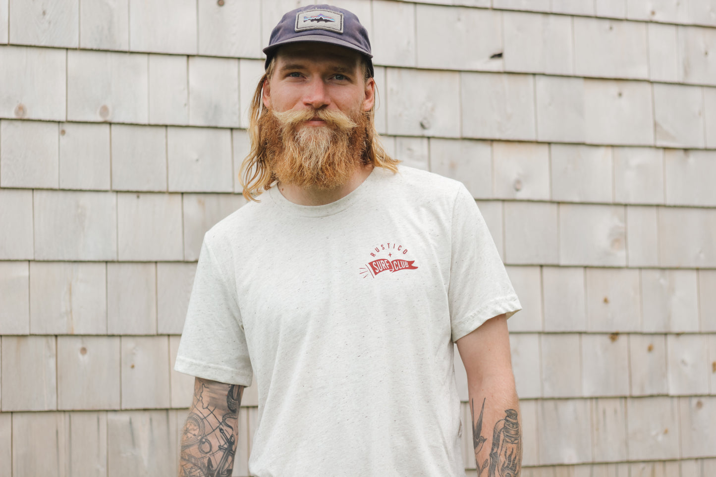 Heather Hook Tee - Oatmeal 🪝