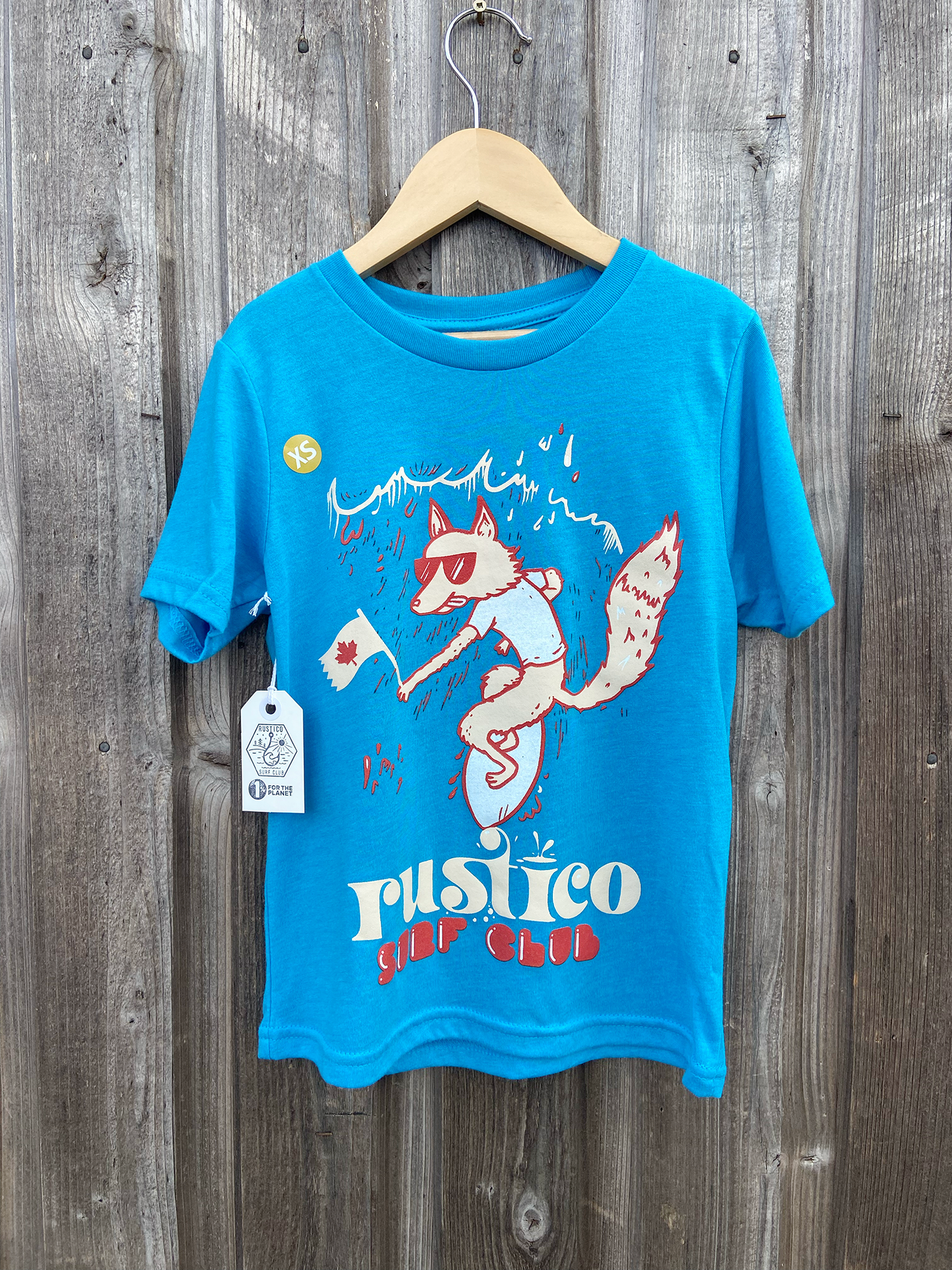 Frothy Fox Youth Tee π¦ - Turquoise