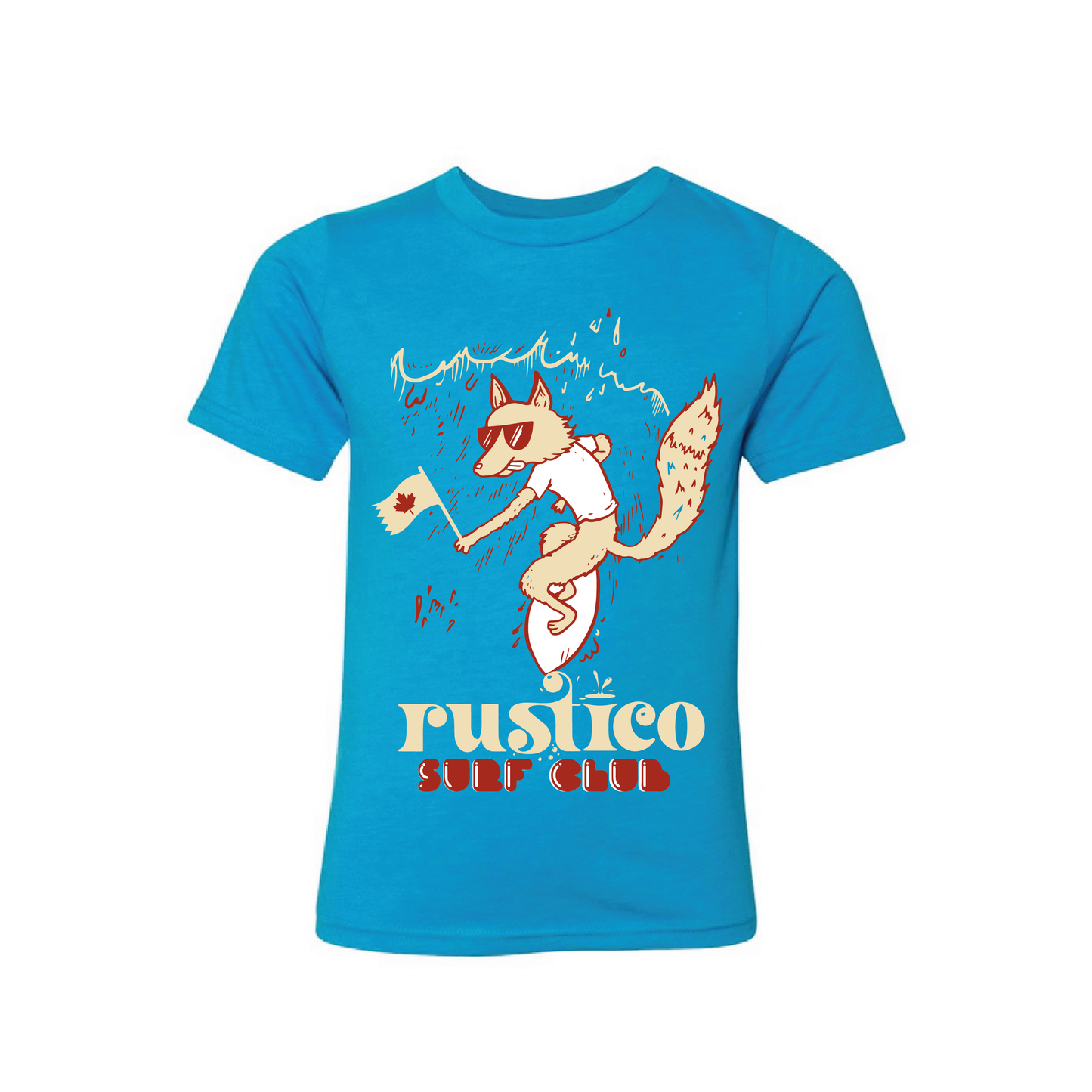 Frothy Fox Youth Tee π¦ - Turquoise
