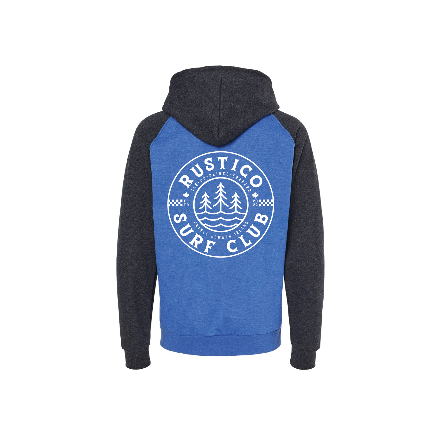 Double Overhead Hoodie - Blue