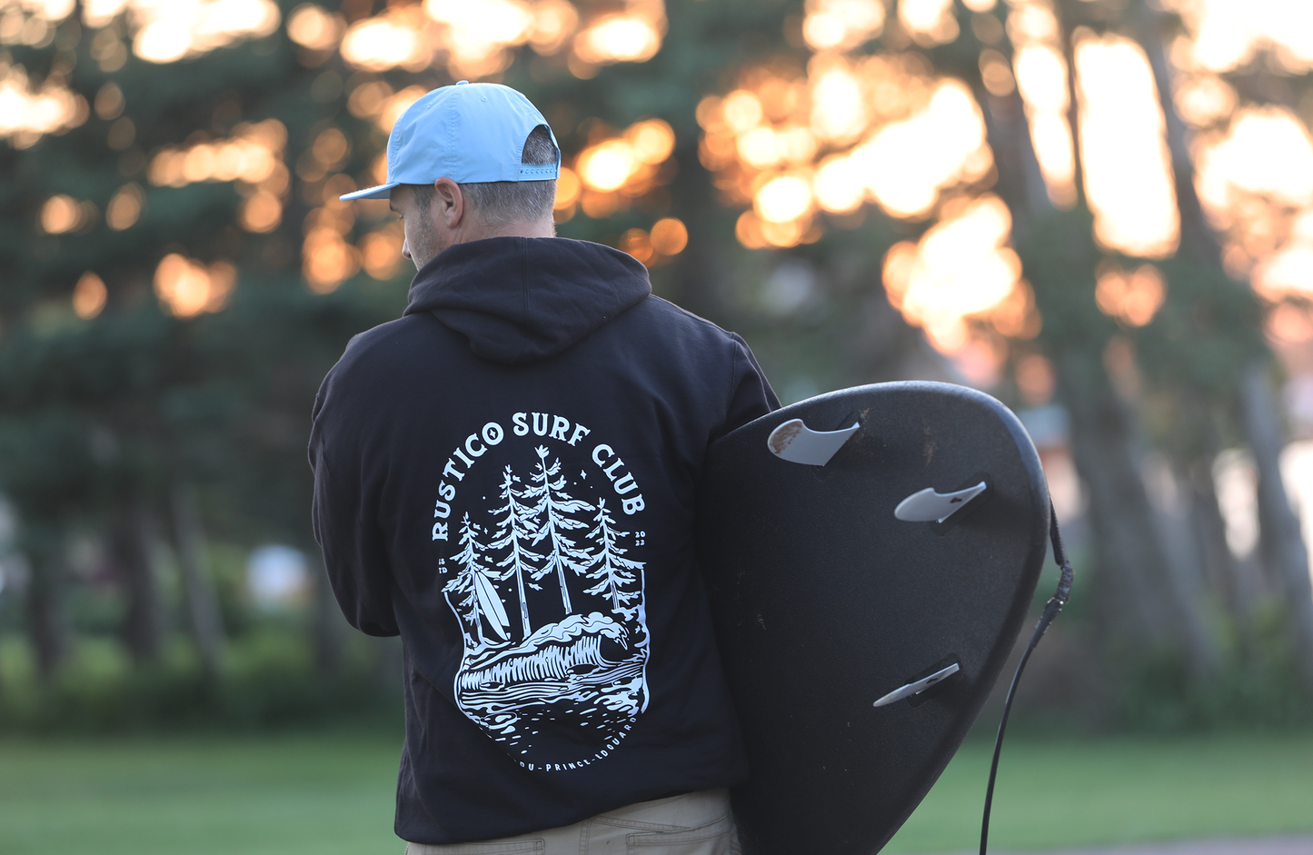 Surf Grove Hoodie Black