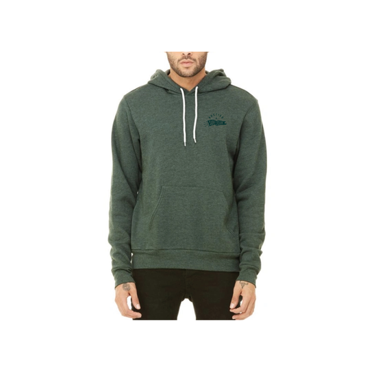 Green Heathered Fox Hoodie
