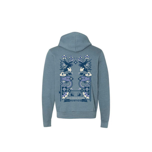Blue Slate Sea Hoodie