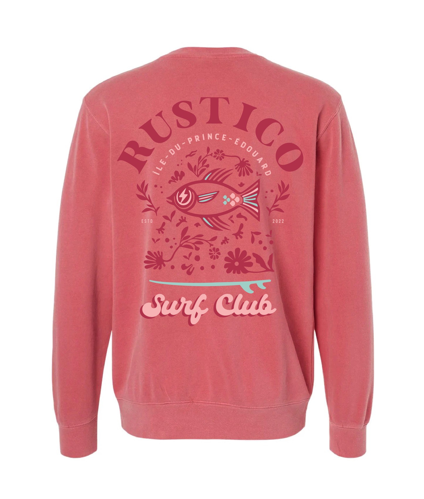 Pigment Pink Fishy Crewneck