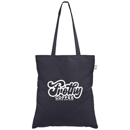 Frothy Tote - Blue Recycled Cotton