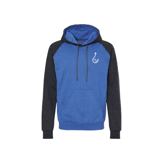 Double Overhead Hoodie - Blue