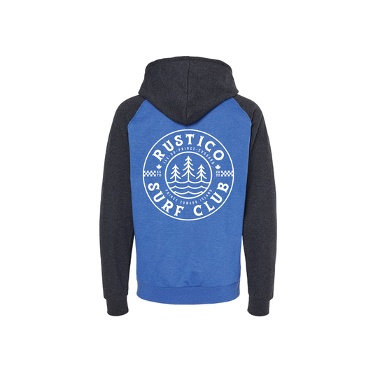 Double Overhead Hoodie - Blue